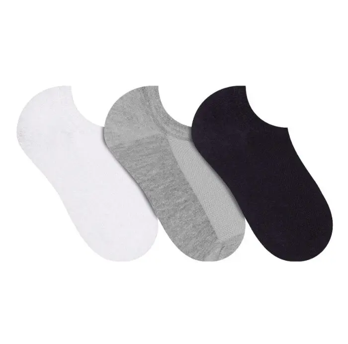 Kit 3 Pares de Meia Esportiva Sapatilha - Selene - Imagem 1