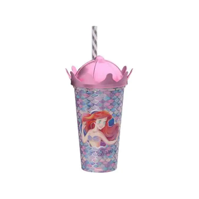 Copo Coroa Pequena Sereia 500ml Plasútil - Imagem 1