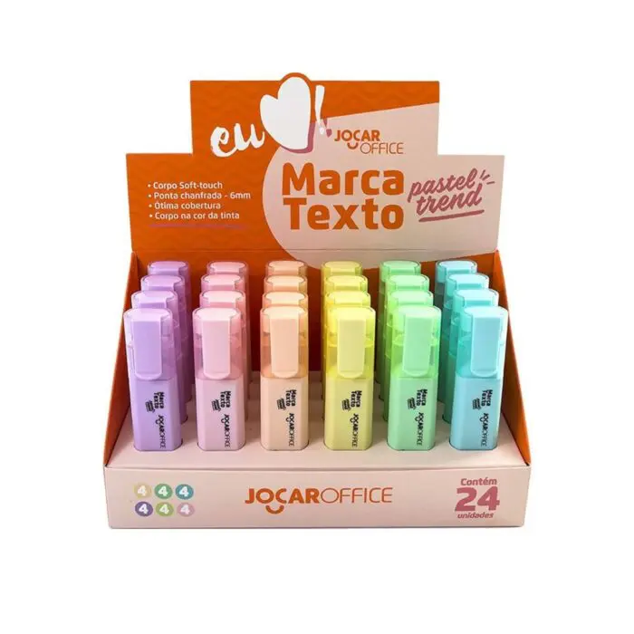 Marca Texto Pastel Trend - Jocar Office - Imagem 3