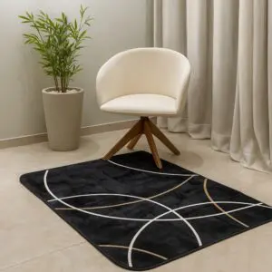 Tapete Flannel Geométrico 1,40x2,00M Estampa Sortida - Imagem 2