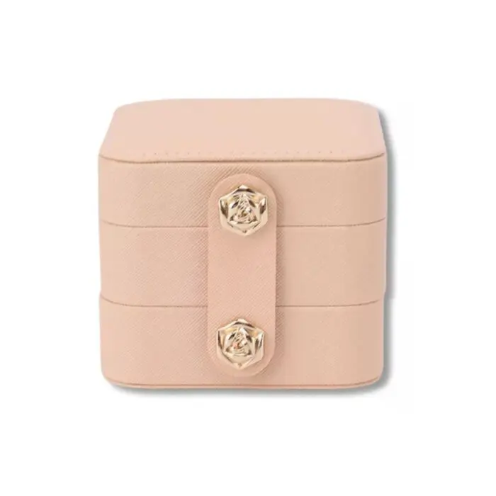 Porta Joias 3 Andares PU  9,5CM X 9,5CM X 8CM - Imagem 2