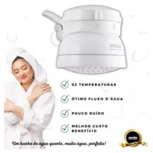 Chuveiro Elétrico 4 Temperaturas 220V 6.800 W 78.16.680.020 - Vonder - Imagem 7