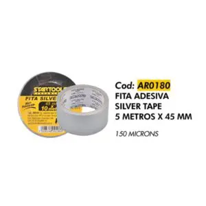 Fita Silver Tape 45mm 5M Pro Startools - Imagem 2