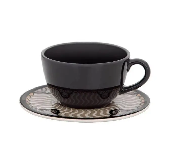 Xicará/Caneca de Chá com Pires 200ml Unni Mediterrâneo - Oxford - Imagem 1