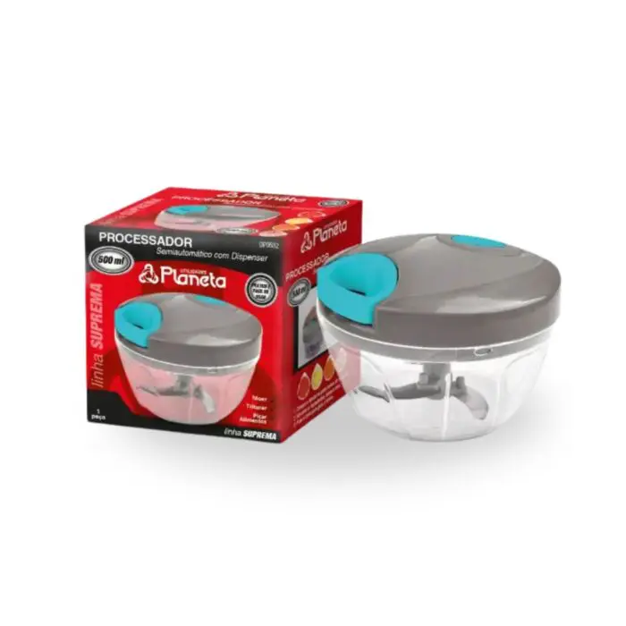 Processador/Triturador de Alimentos 500ml Sortido - Planeta Utilidades - Imagem 1