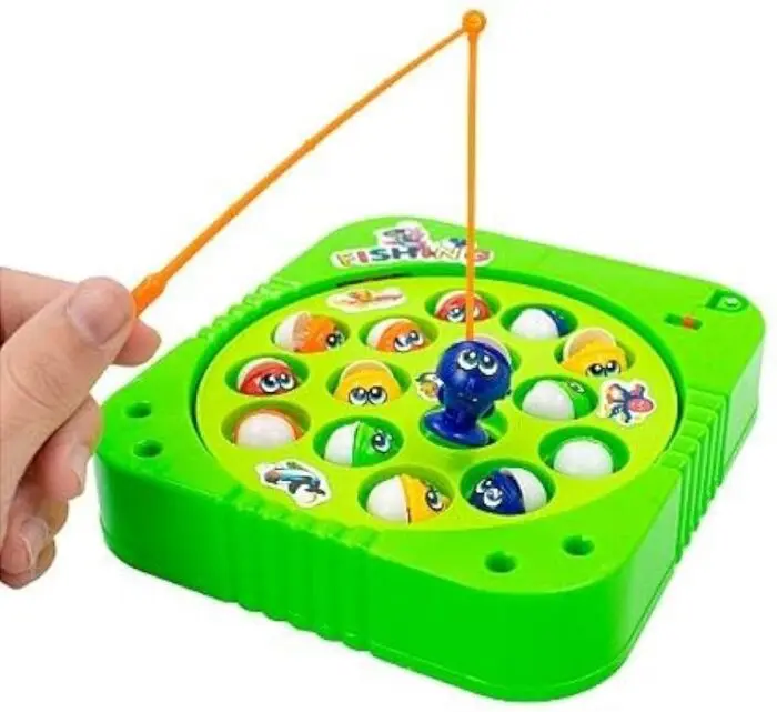 Brinquedo Pescaria Pega Peixe de Plástico C/ Motor a Pilha - Toy King - Imagem 4