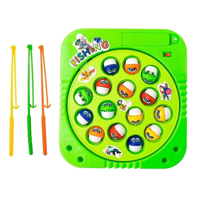 Brinquedo Pescaria Pega Peixe de Plástico C/ Motor a Pilha - Toy King - Imagem 3