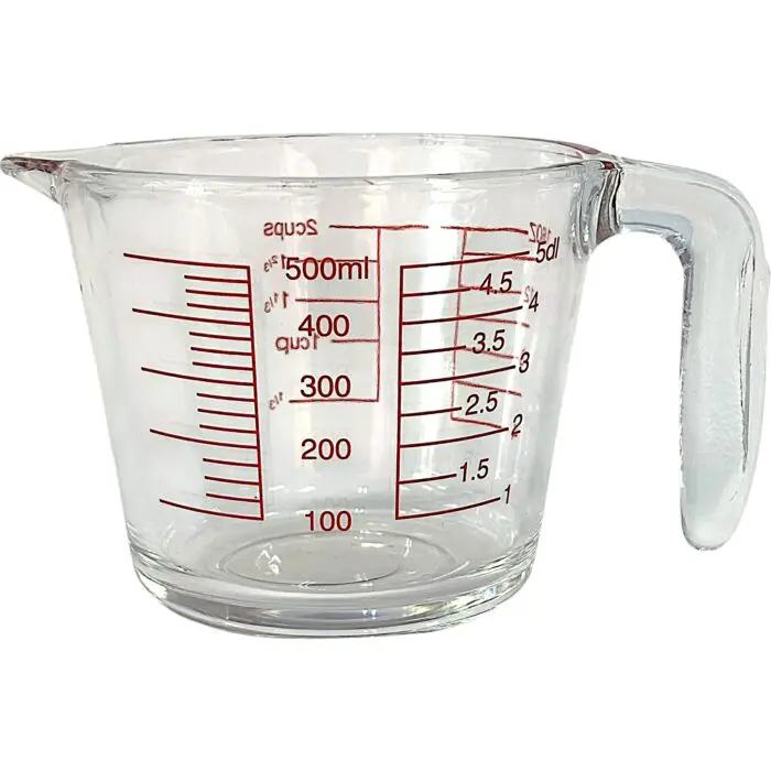 Jarra Medidora de Vidro Borosilicato 600ML - Imagem 1