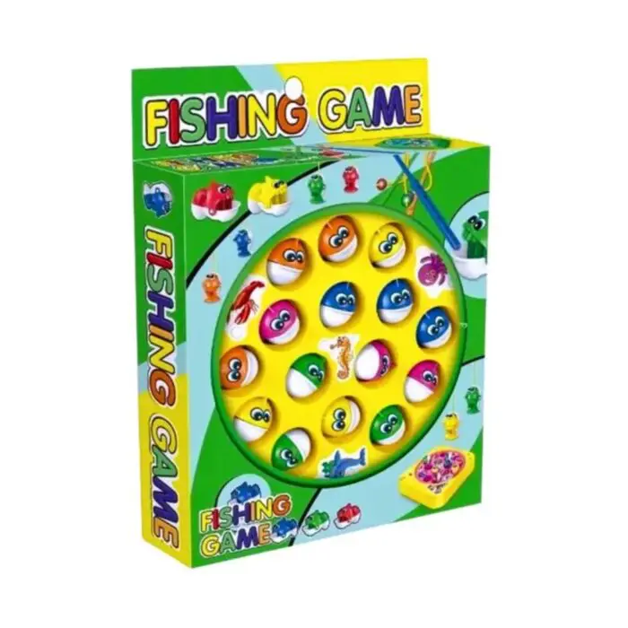 Brinquedo Pescaria Pega Peixe de Plástico C/ Motor a Pilha - Toy King - Imagem 1