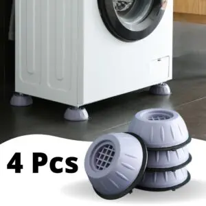 Pé P/ Maquina de Lavar 4pçs C/ Almofada Anti-Vibração - 123 Útil - Imagem 2