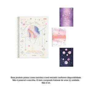 Caderno Universitário Cosmos 1 Matéria 80 Folhas - Foroni - Imagem 2