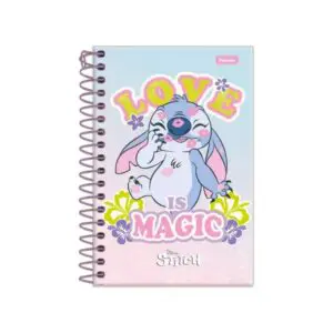 Caderno Universitário Stitch 1 Matéria 80 Folhas - Foroni - Imagem 4