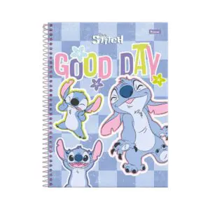 Caderno Universitário Stitch 1 Matéria 80 Folhas - Foroni - Imagem 5