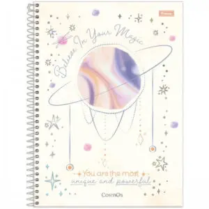 Caderno Universitário Cosmos 1 Matéria 80 Folhas - Foroni