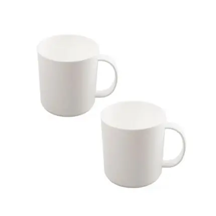 Caneca de Plástico Simples 2 Unidades Cores Sortidas 400ml - ACD Plásticos