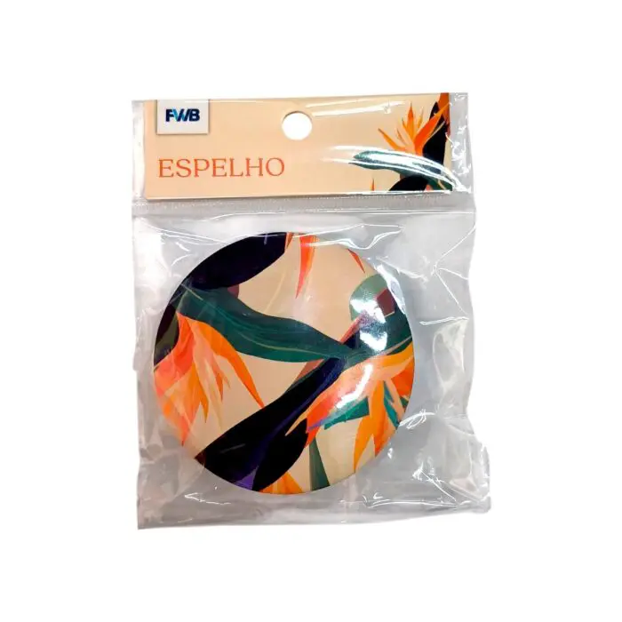 Espelho Redondo de Bolsa Tropical 7,5cm - FWB - Imagem 5