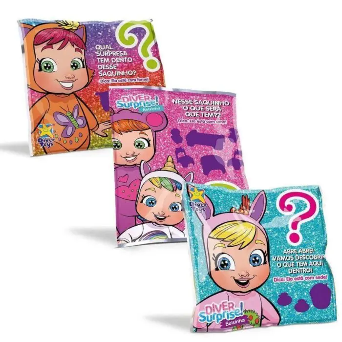 Boneca Surpresa Mama e Chora Mini Bolsinha Diver Surprise Sortido - Divertoys - Imagem 4