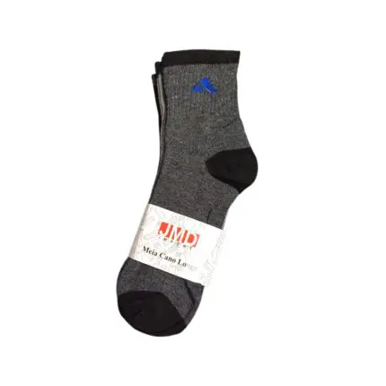 Conjunto com 3 Pares de Meia Cano Longo Masculino 40-45 - JMD Import