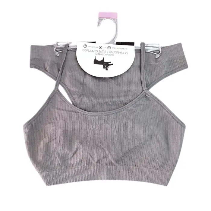 Conjunto de Top Sem Bojo + Calcinha - Style Box - Imagem 1
