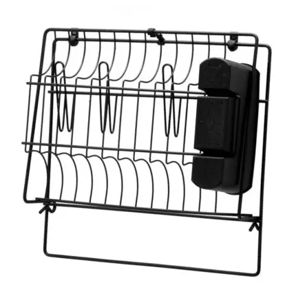 Escorredor de Parede com Porta Talheres Linha Black - Stolf