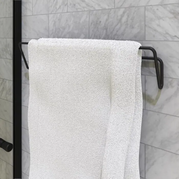 Suporte para Toalha com Adesivo 41,5cm Linha Black - Stolf - Imagem 2