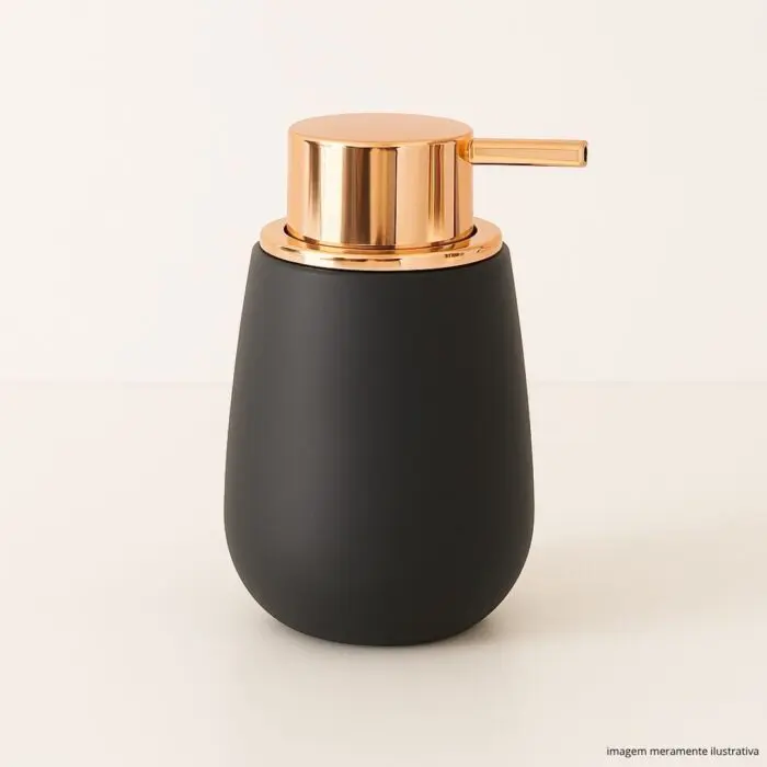 Porta Sabonete Líquido de Plástico para Banheiro 240ml MAD-0987 Cor Sortida - Madô - Imagem 4