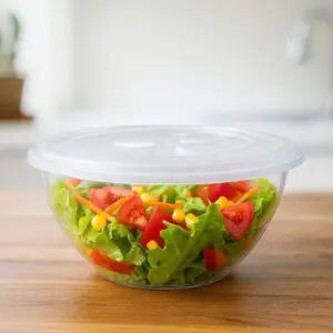 Saladeira de Plástico Transparente com Tampa 3,6L - Plasmont - Imagem 2