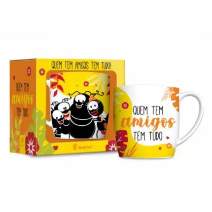 Caneca Porcelana Urban 300ML Smilinguido-Brasfoot