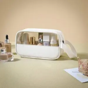 Necessaire de PVC Transparente Organizador Bolsa Pequena 25,5x7,5x14,5cm Sortido - Amigold - Imagem 4