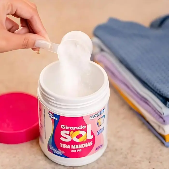 Tira Manchas Sem Cloro em Pó Pote com 400g - Girando Sol - Imagem 2