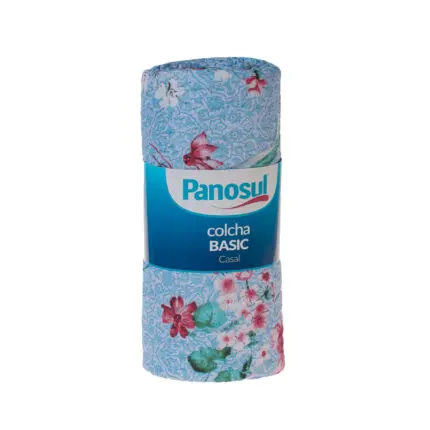 Colcha Basic Estampada 1,80x2,15m 100% Poliéster 1 Unidade Casal Sortido - Panosul