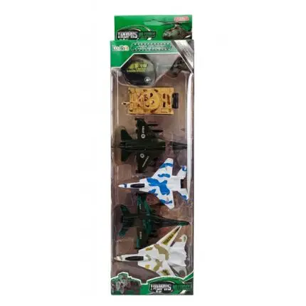 Kit Veiculos de Plástico com Motor a Fricção com 6 Peças-DuteToys