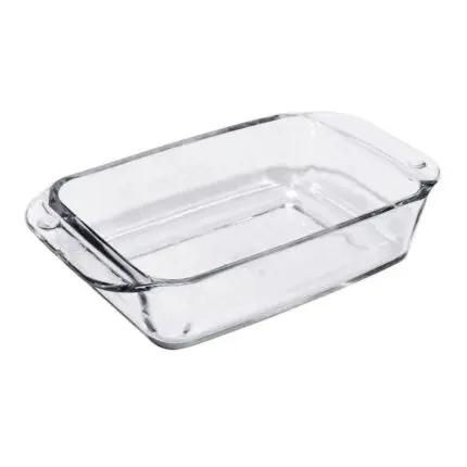 Mini Travessa de Vidro Retangular 20,5x11,5x4,3cm Patris 530ml - Kaveh
