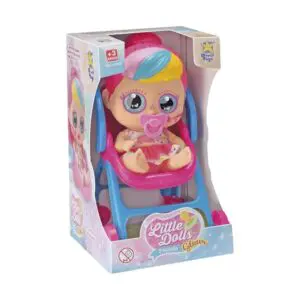 Boneca Little  Dolls Carrinho de Passeio-Diver Toys