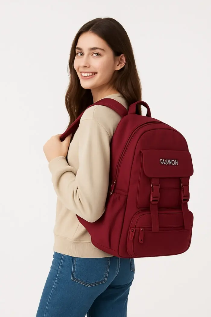 Mochila de Poliéster 46x31cm Fashion com 5 Repartições - Idea - Imagem 2