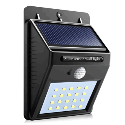 Luminária Solar com Sensor de Presença IP44 REF: ALL 51185- Alfacell