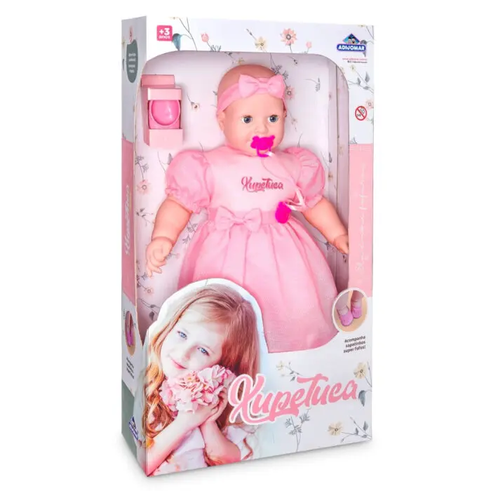 Boneca Xupetuca de 65cm - Adijomar - Imagem 1
