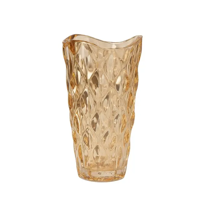Vaso Decorativo Halley Âmbar 24x13cm - Lanty - Imagem 1