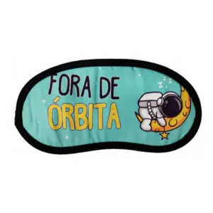 Mascará para Dormir de Poliéster 8,5x19cm Estampa Sortida