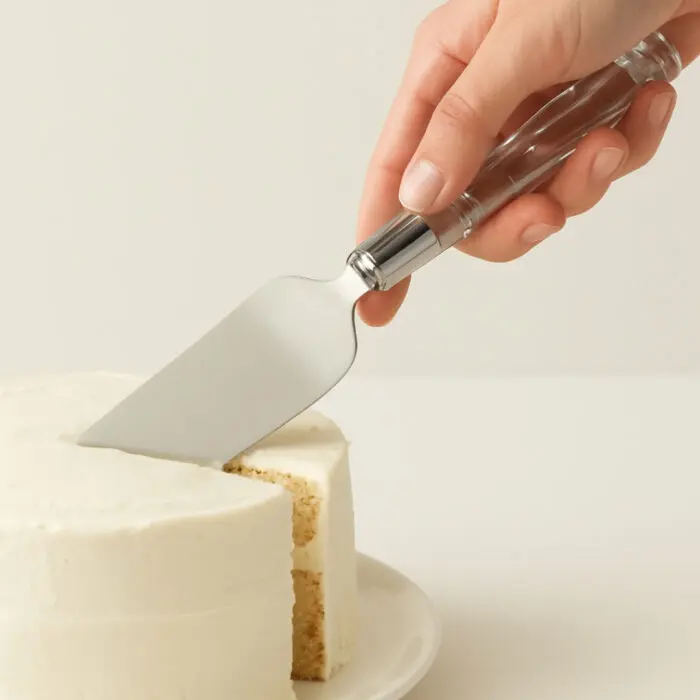 Kit Cozinha com Espatula de 25,5cm e Cortador de Pizza de 20cm de Metal com Cabo de Acrílico - Cozy - Imagem 2