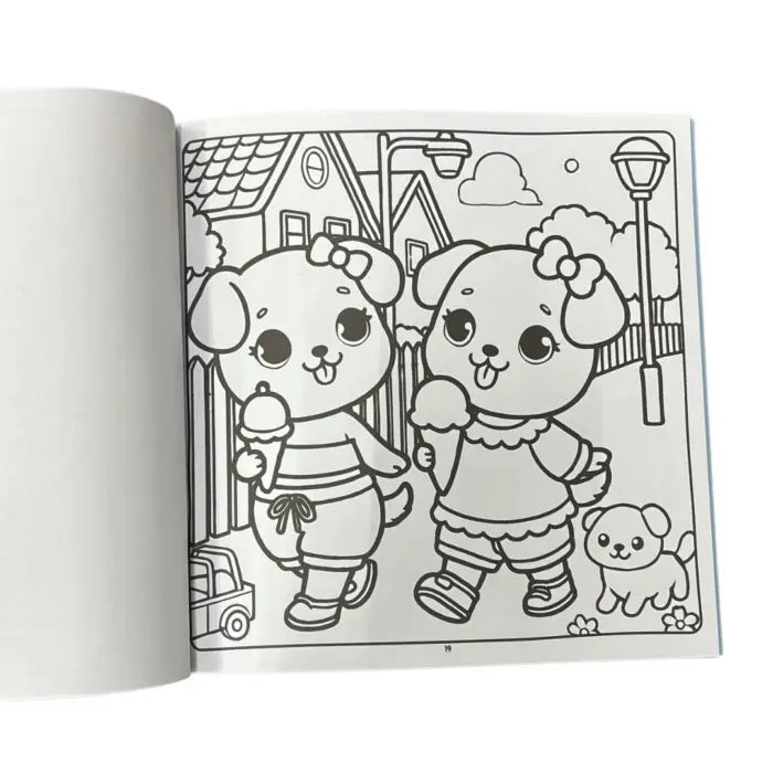 Livro de Colorir (Estilo Boobie Goods) Cute e Comfy Edição Especial com 6 Canetas Touch Duas Pontas – Editora Camelot - Imagem 2