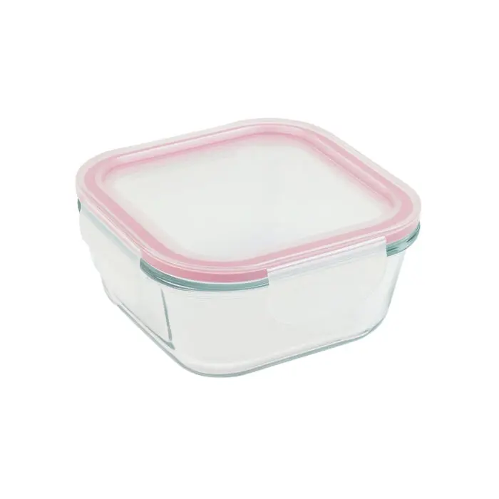 Travessa Refratária / Pote Quadrado com Tampa Hermética de 510ML - Imagem 1