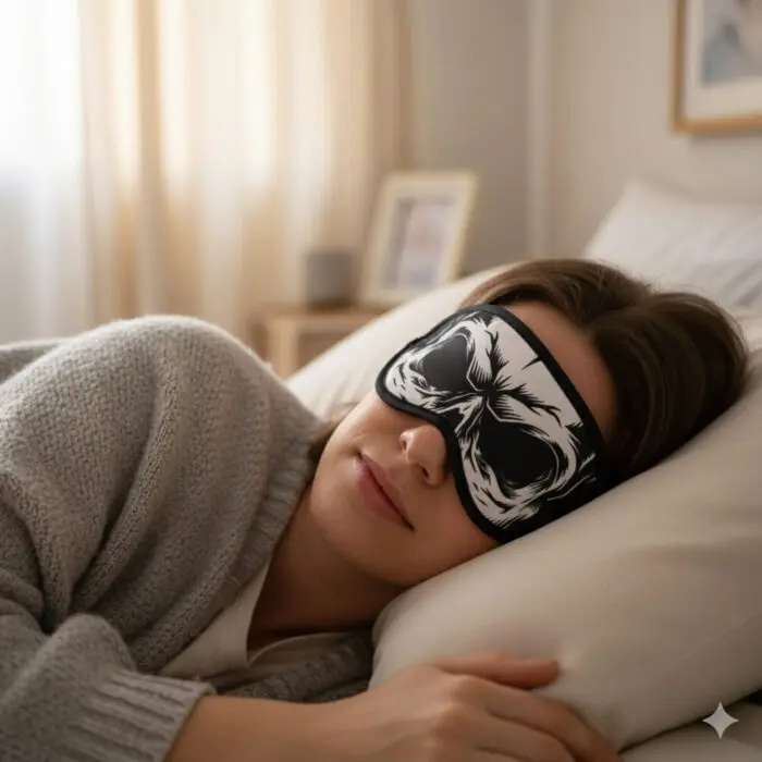 Mascará para Dormir de Poliéster 8,5x19cm Estampa Sortida - Imagem 2