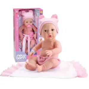 Boneca Acabou de Nascer Diver New Born - Divertoys - Imagem 2