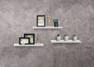 Kit com 3 Prateleiras de Madeira 40x10x1,5cm Decorare - Prat-K - Imagem 5