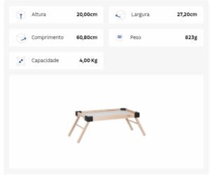 Bandeja de Madeira para Café da Manhã Small - Tramontina - Imagem 5