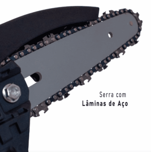 Mini MotoSerra Elétrica 6 Polegadas Portatil a Bateria 21V Recarregável - Startools - Imagem 8