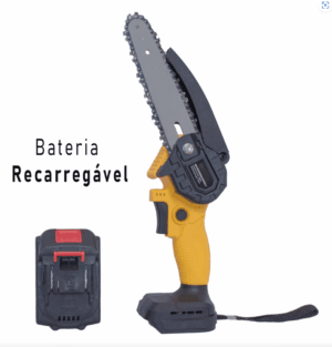 Mini MotoSerra Elétrica 6 Polegadas Portatil a Bateria 21V Recarregável - Startools - Imagem 3