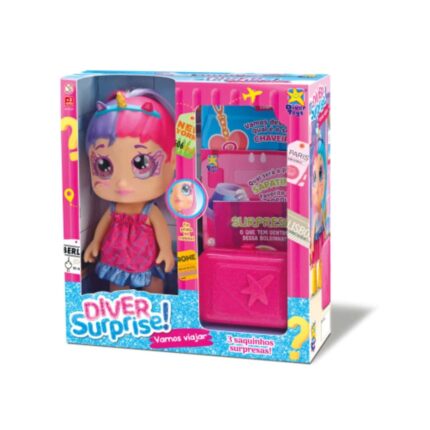 Boneca com Acessórios Vamos Viajar - Divertoys