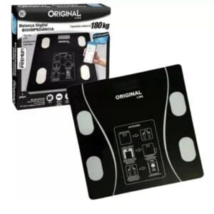 Balança Corporal Digital Smart 140kg com Bioimpedância Linha Premium - Original Line